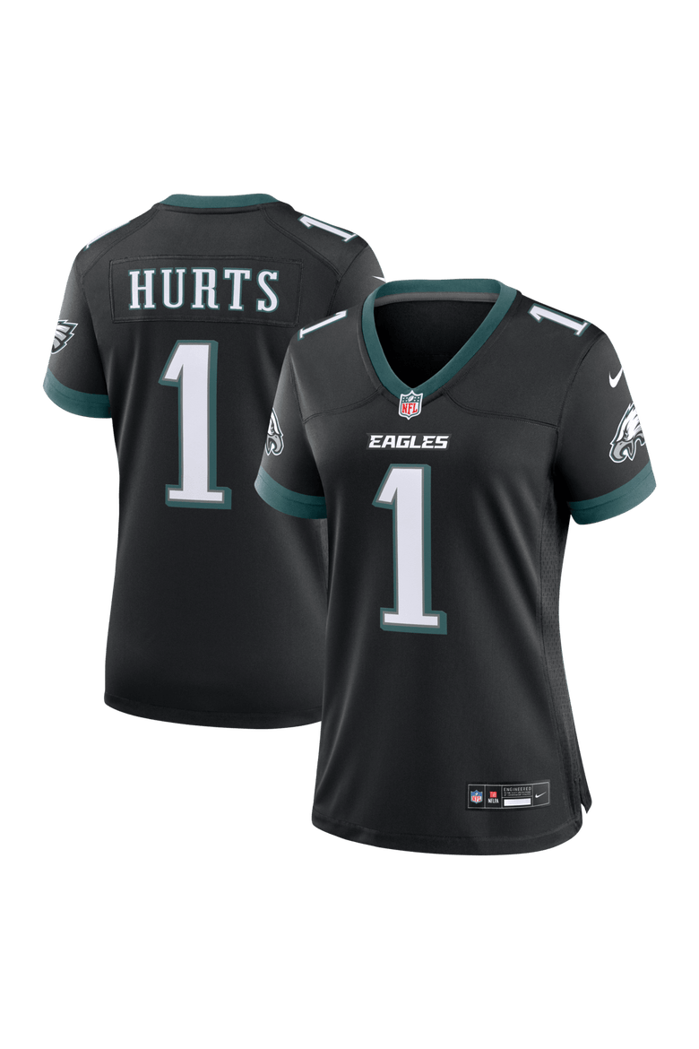 Women's Nike Jalen Hurts  Black Philadelphia Eagles Alternate Game Jersey, Main, color, Black