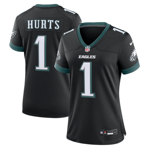 Women's Nike Jalen Hurts  Black Philadelphia Eagles Alternate Game Jersey