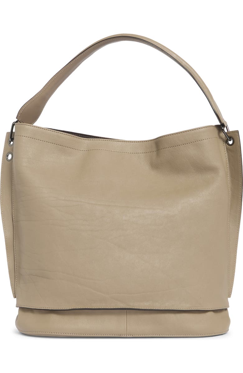 Longchamp 3D Leather Crossbody Hobo, Alternate, color,