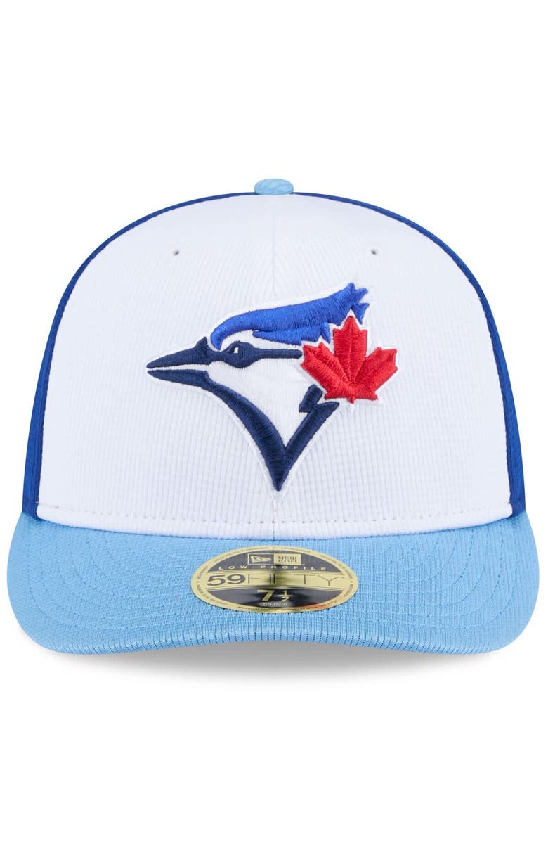 New Era Men's New Era  White/Powder Blue Toronto Blue Jays 2025 Spring Training Low Profile 59FIFTY Fitted Hat, Alternate, color, 