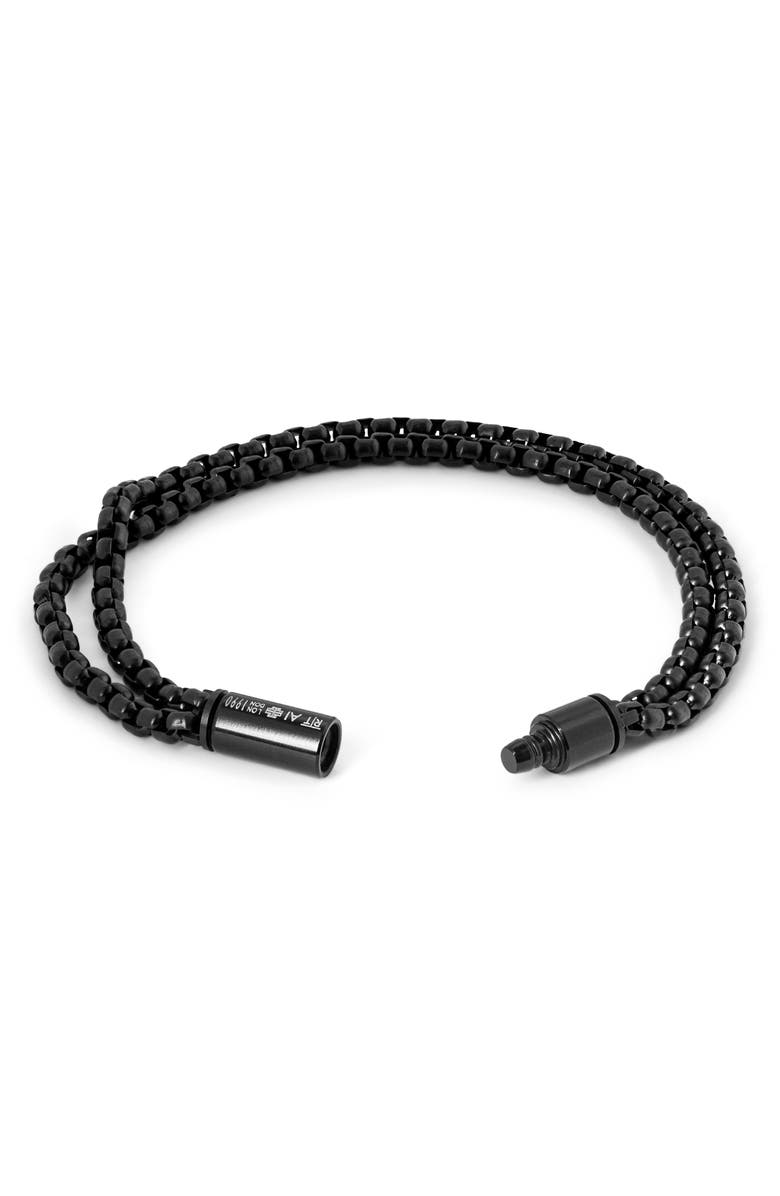 Tateossian Men's Pop Elements Chain Bracelet, Alternate, color, Black