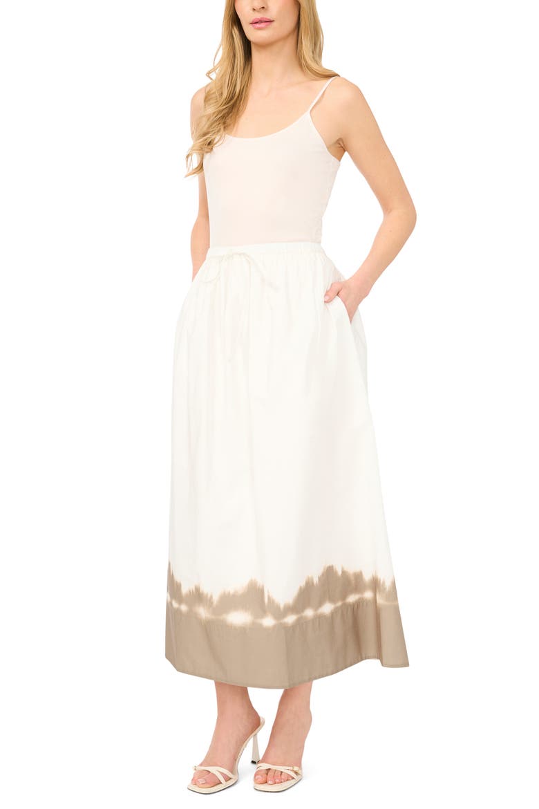 Drawstring Maxi Skirt, Alternate, color, WARM ASH