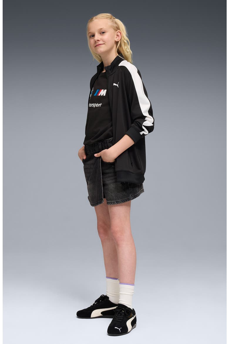 Kids' BMW Logo Graphic T-Shirt, Alternate, color, PUMA BLACK