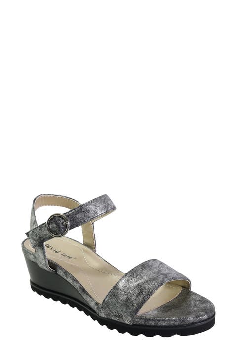 Knockout Ankle Strap Wedge Sandal