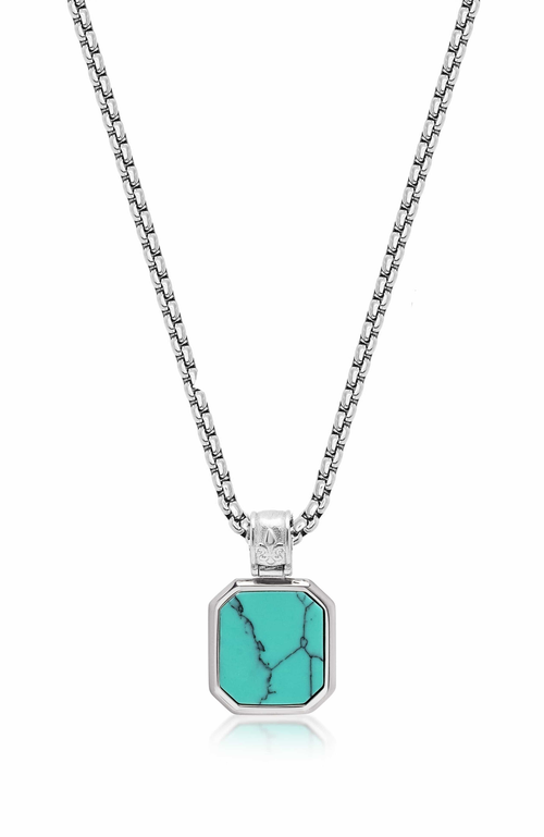 Nialaya Square Pendant Necklace