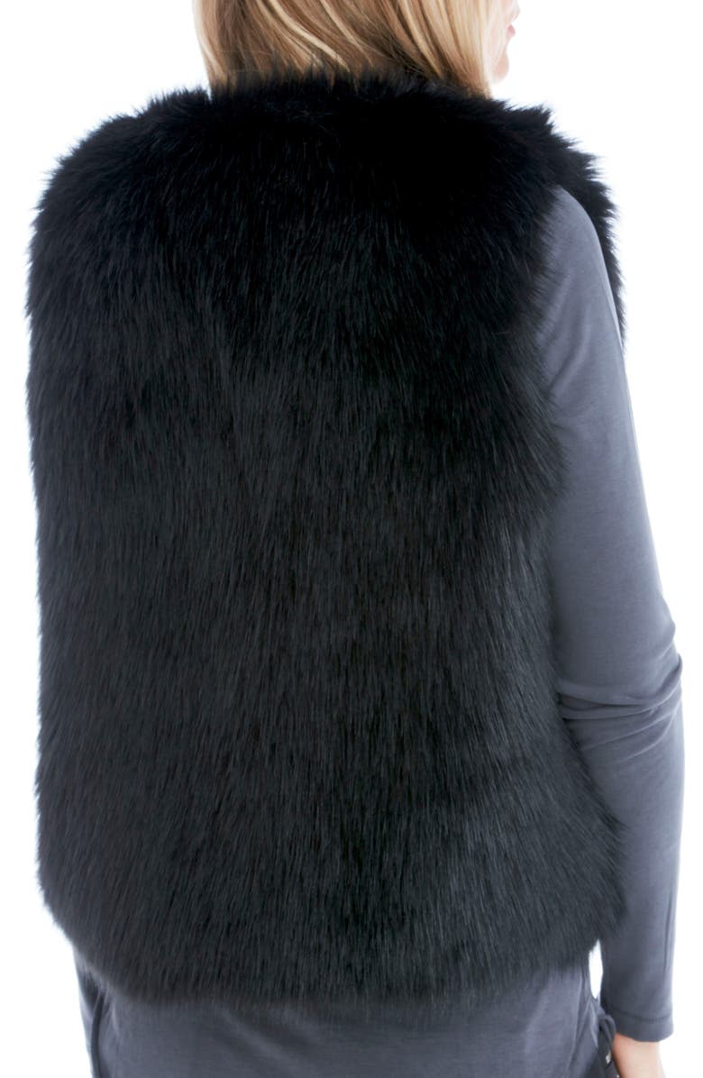 Sole Society Faux Fur Vest, Alternate, color,