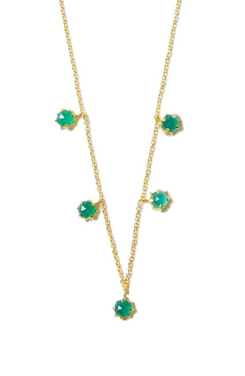 Shaky Green Onyx Necklace