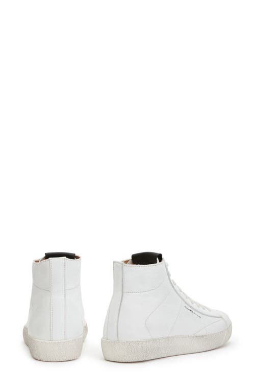 Allsaints Tundy High Top Sneaker In White