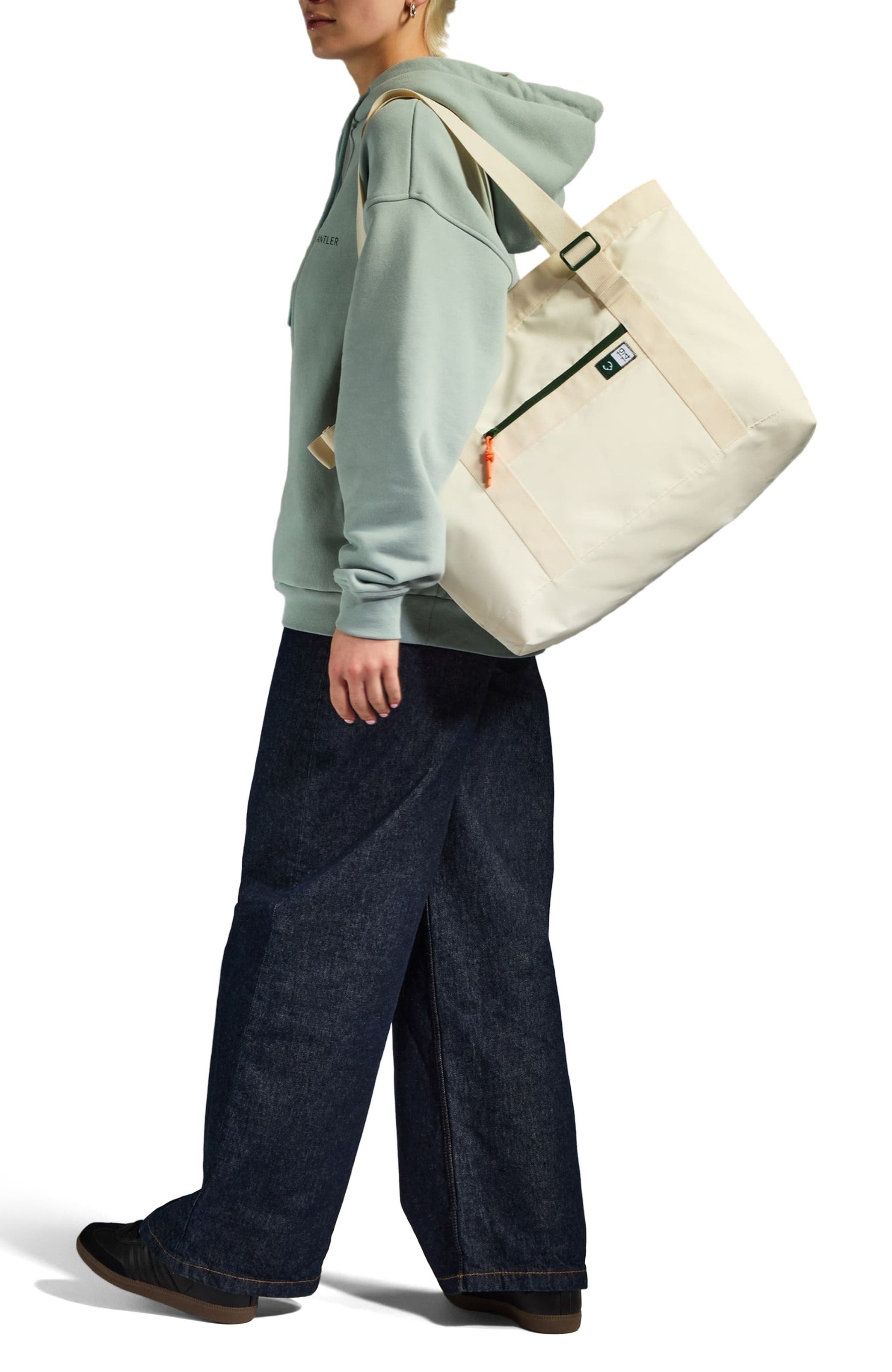 Essential Tote Bag in Stone, Alternate, color, Stone