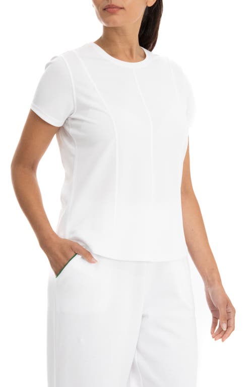 Nanette Lepore Play Performance T-shirt In Bright White