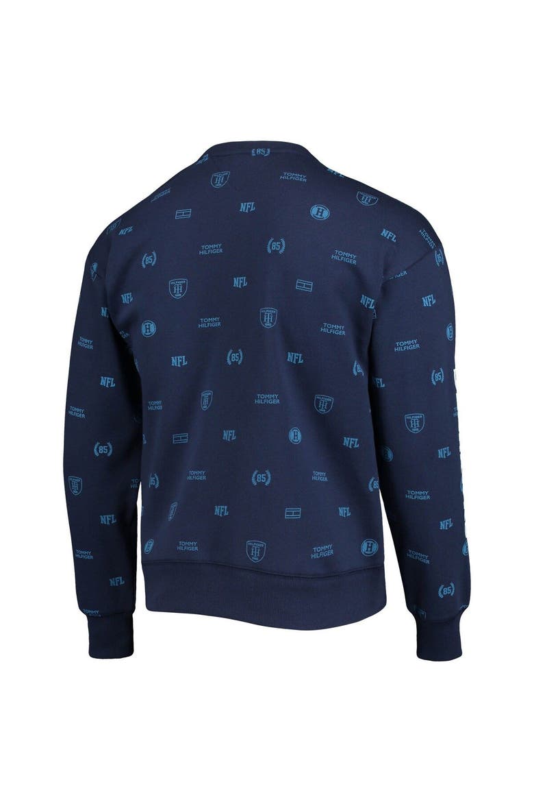 Men's Tommy Hilfiger College Navy Seattle Seahawks Reid Graphic Pullover Sweatshirt, Alternate, color, Navy
