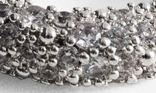 Mango Mixed Crystal Ring In Metallic