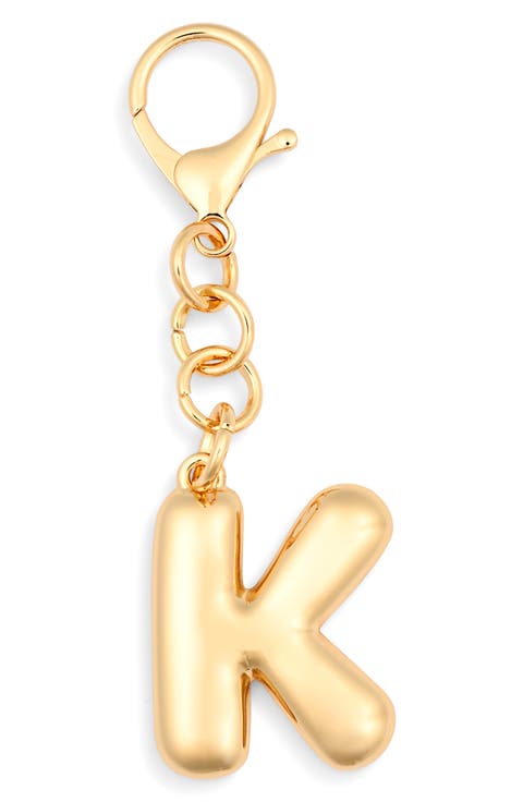 Bubble Initial Bag Charm