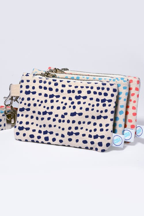 Dance Happy Incana Wristlet With Key Fob In Navy