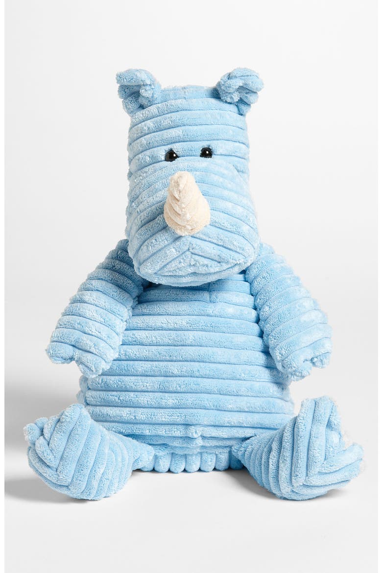 'Cordy Roy Rhino' Stuffed Animal, Main, color, BLUE
