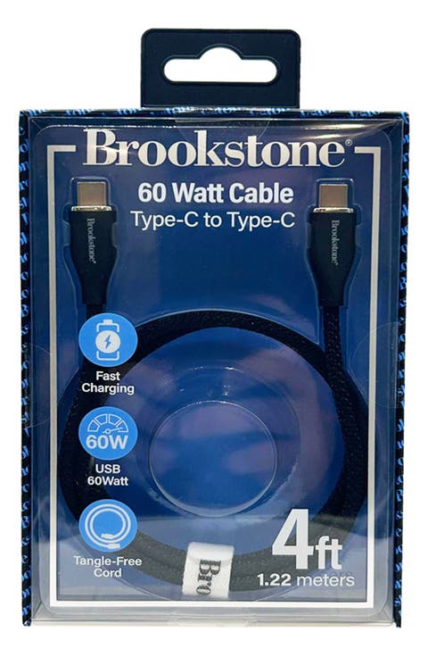 4-Ft. Braided USB-C To USB-C Cable