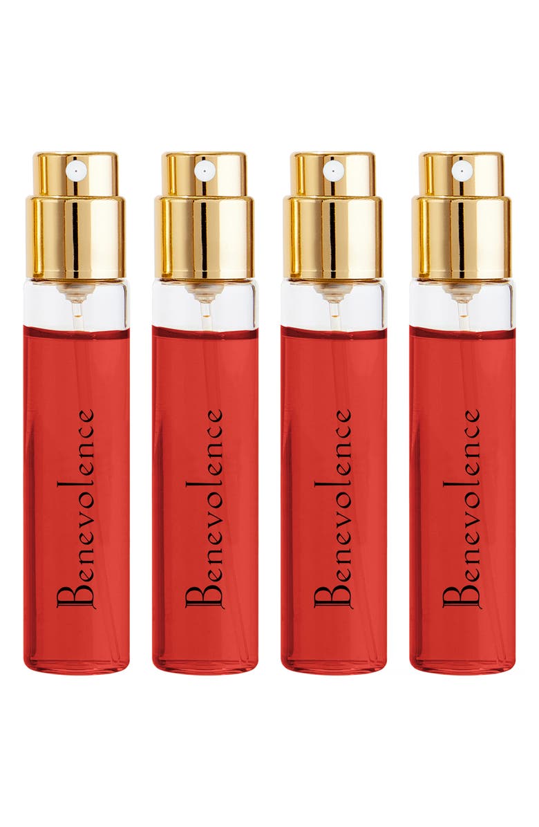 House of Sillage Benevolence Parfum 4-Pack Travel Sprays, Main, color, 