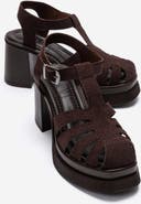 Prologue Shoes Rovena Platform Block Heel Sandal