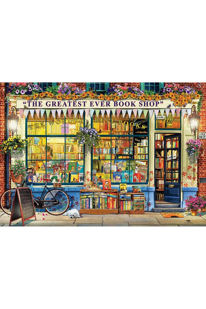 The Greatest Ever Book Shop 1000 Piece Puzzle, Alternate, color, Multicolored