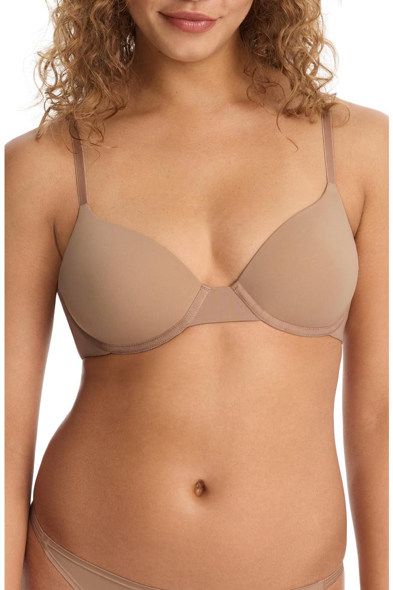 Insider Convertible T-Shirt Bra, Main, color, Cinnamon Sugar