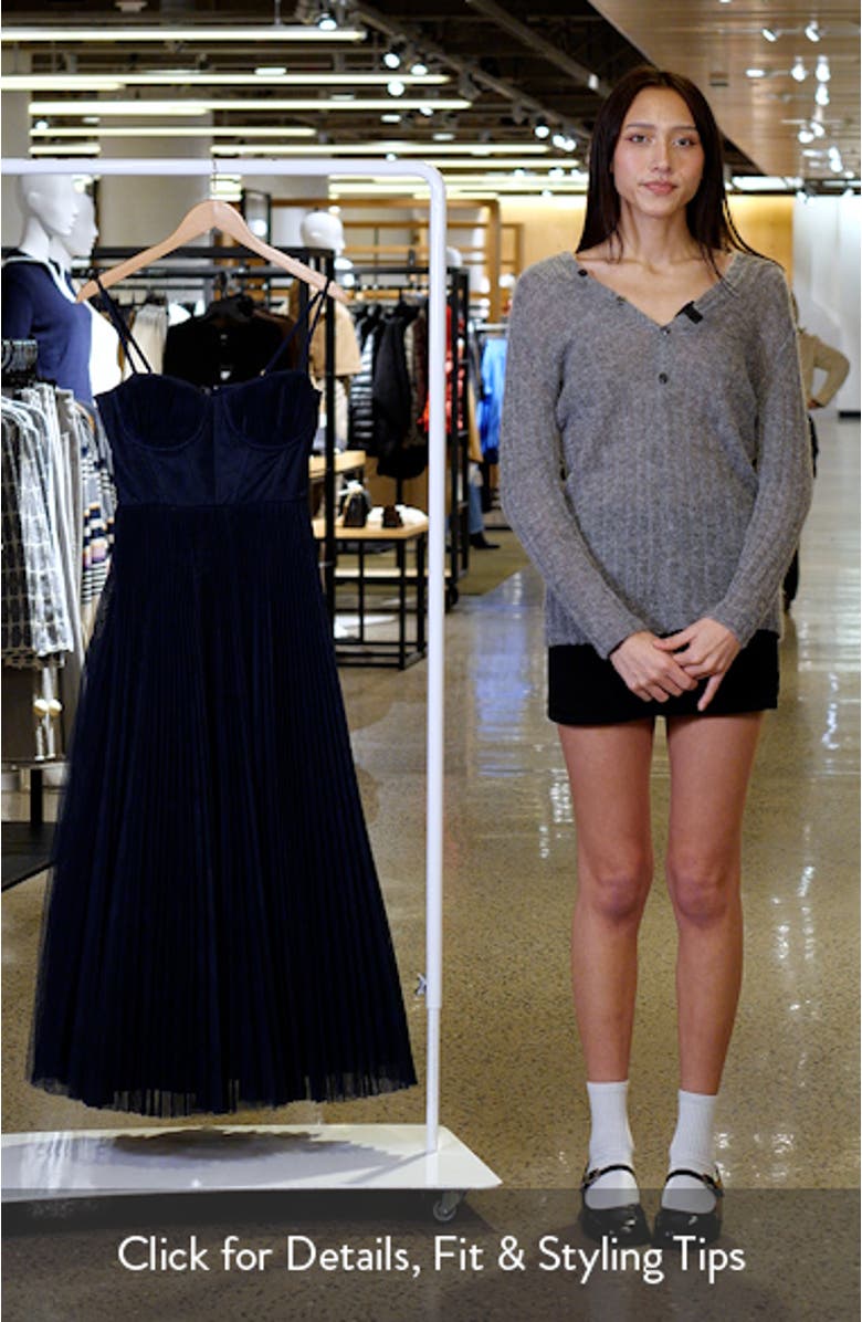 Pleated Cocktail Dress, sales video thumbnail