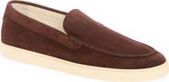 Brunello Cucinelli Chevron Slip On Leather Sneaker