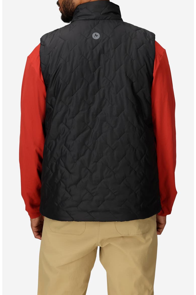 MonoQuilt Vest, Alternate, color, BLACK