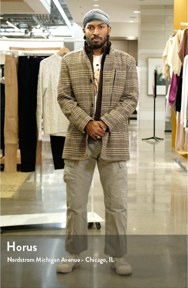 Upton Bib Insert Wool Blend Car Coat, sales video thumbnail