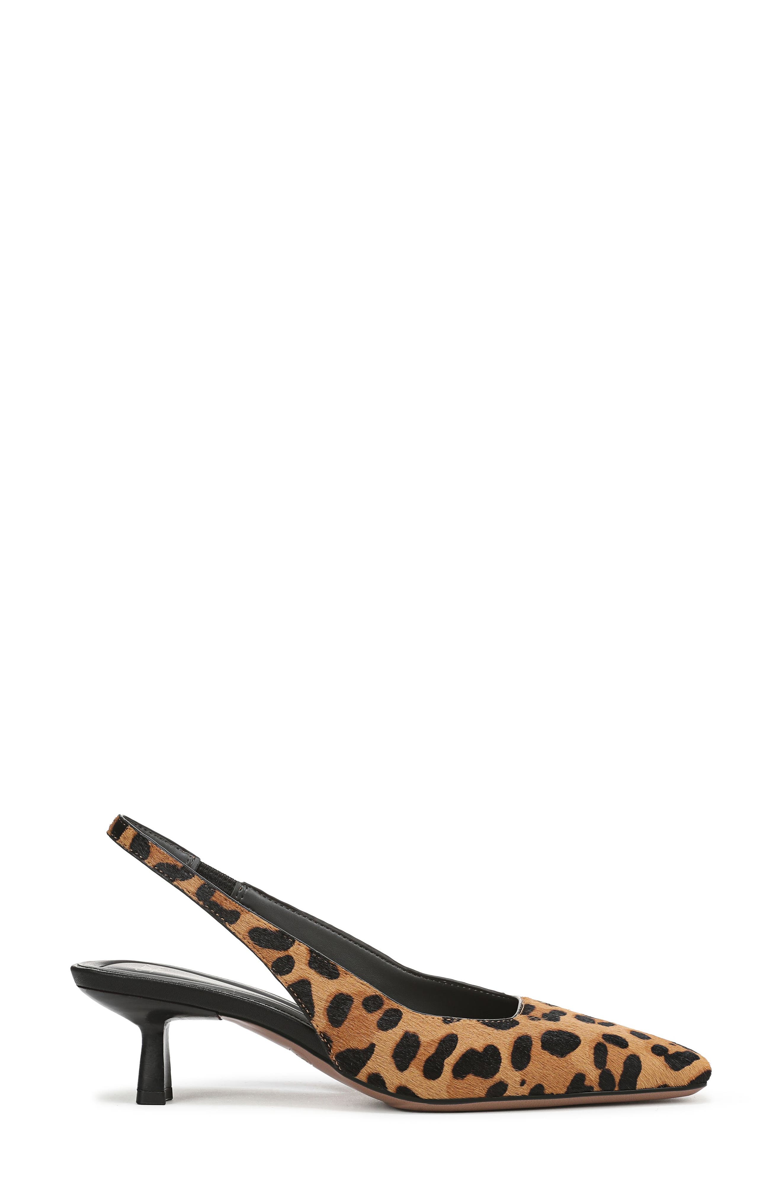 SARTO by Franco Sarto Raven Slingback Kitten Heel Pump, Alternate, color, Camel Brown