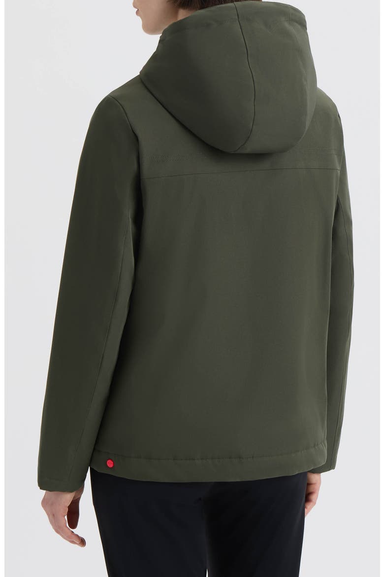 Blake Water Repellent Rain Jacket, Alternate, color, HUNTER GREEN