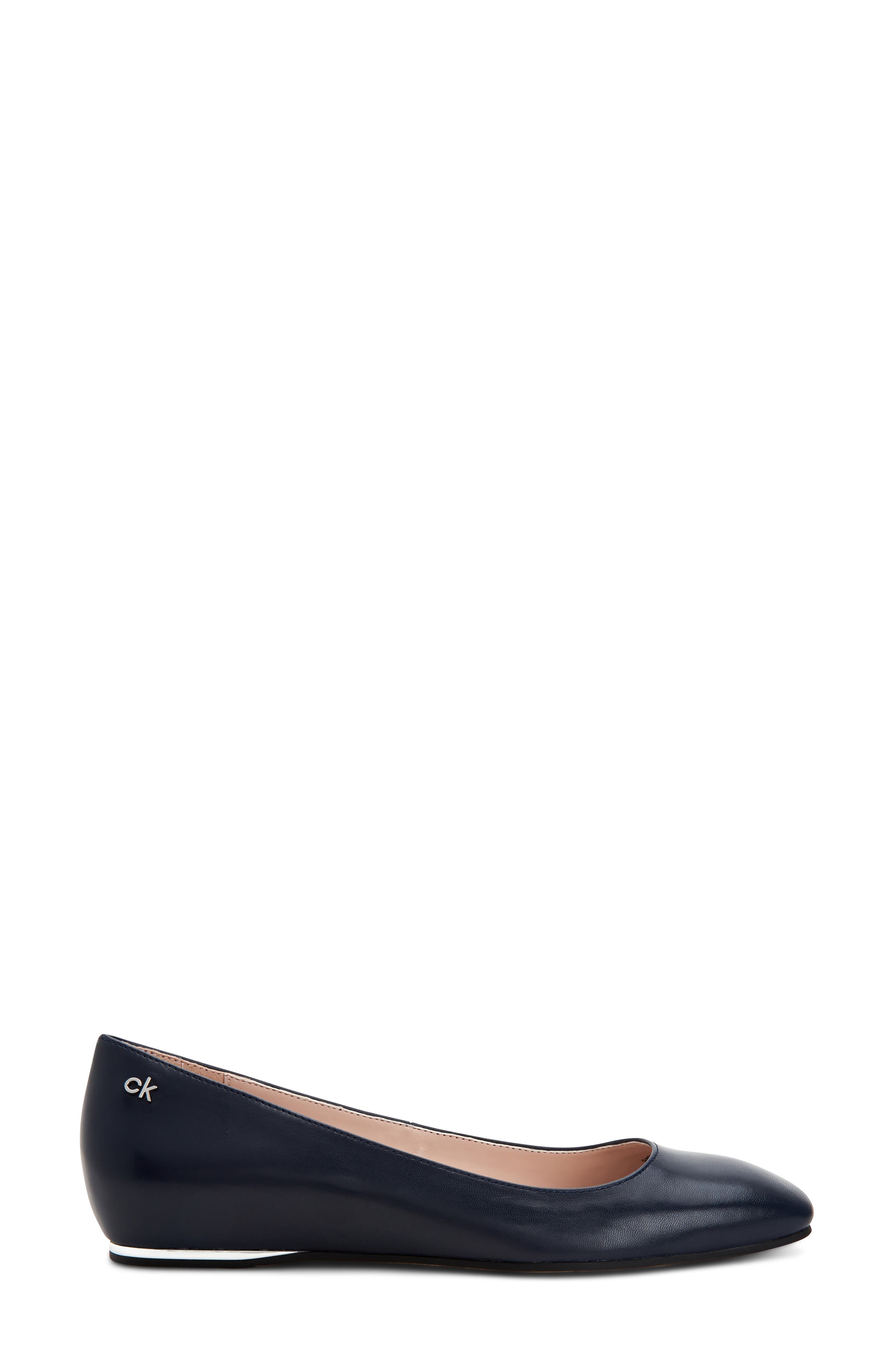 Heidy Skimmer Flat, Alternate, color, DEEP NAVY
