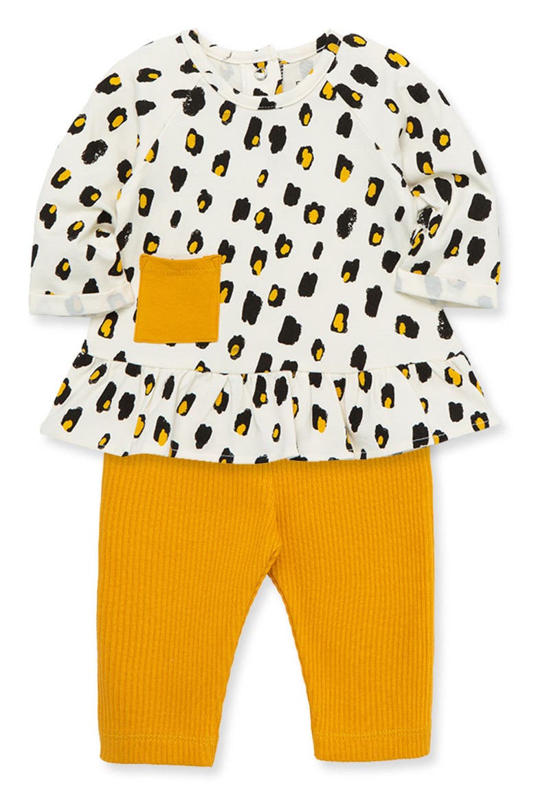 Tiger 2-Piece Leggings Set, Alternate, color, YELLOW