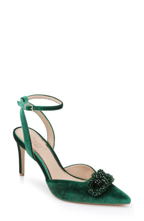 Tailynn Pointed Toe Velvet Pump