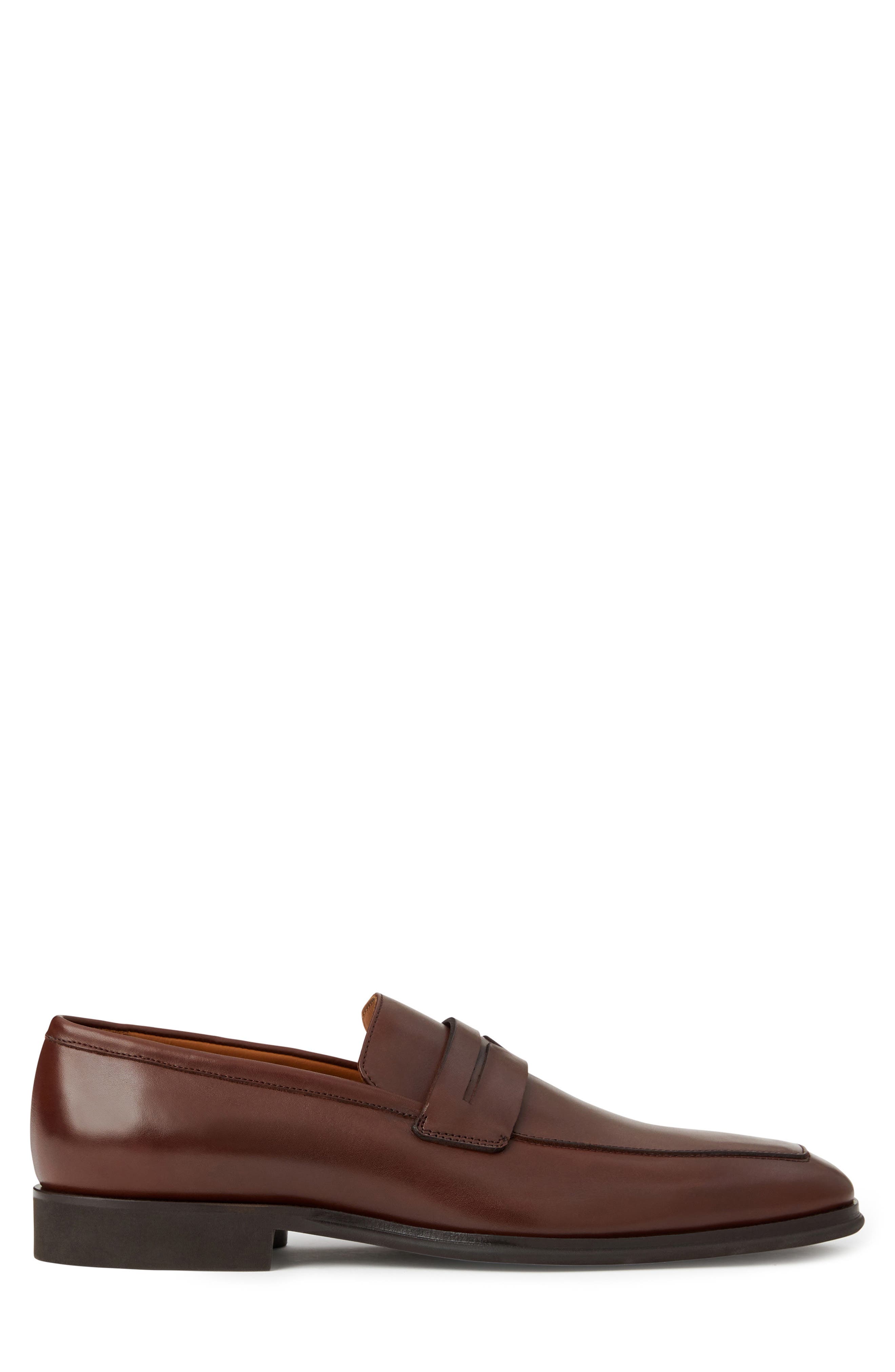 Bruno Magli Raging Penny Loafer, Alternate, color, Cognac