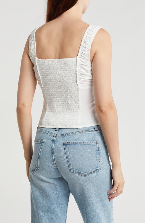 Lush Smocked Bow Tank