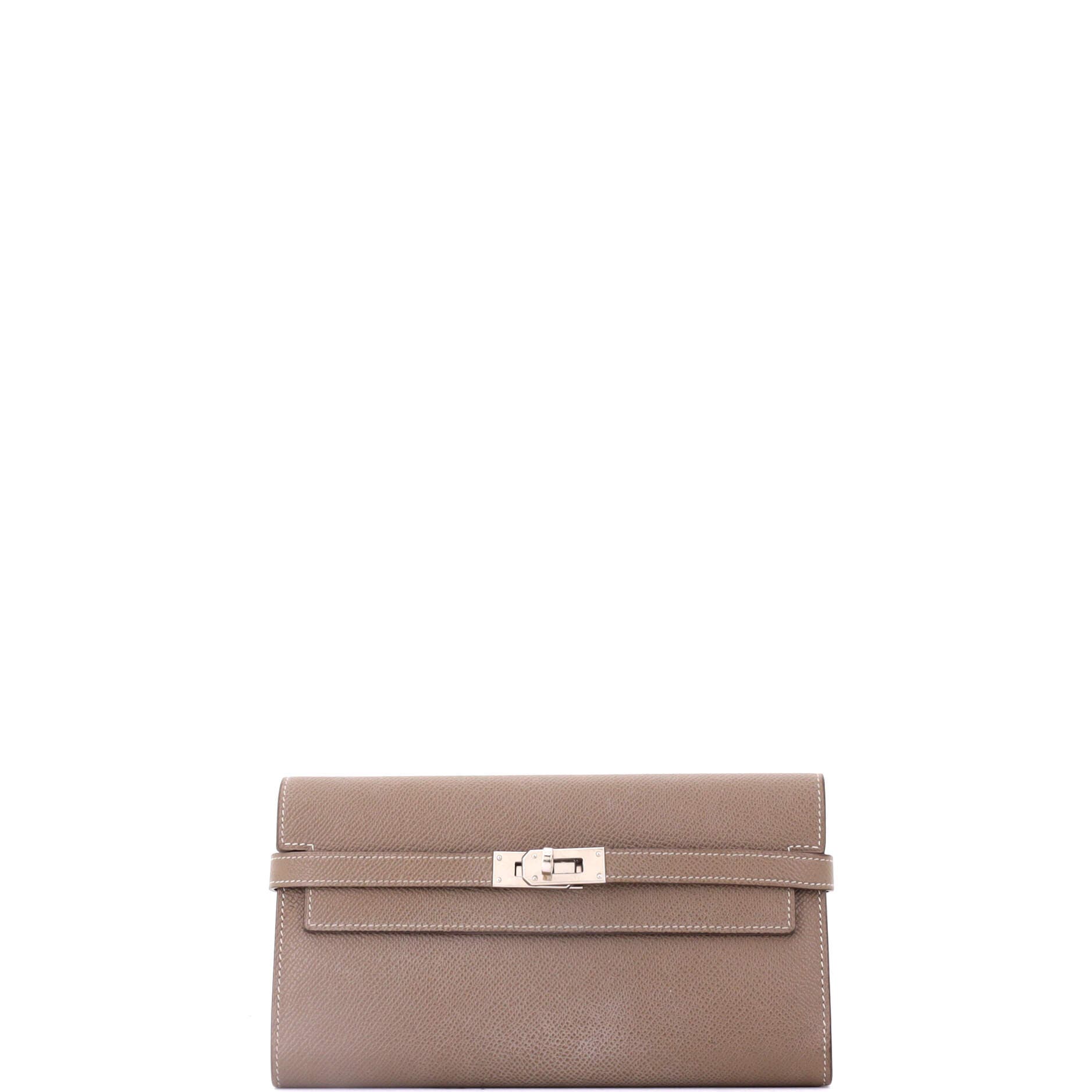 Kelly Wallet Epsom Long, Main, color, Grey