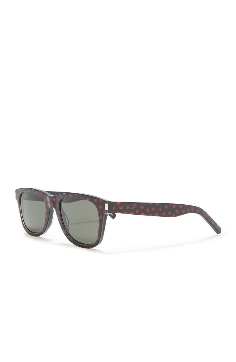 Saint Laurent 50mm Square Sunglasses, Alternate, color, 