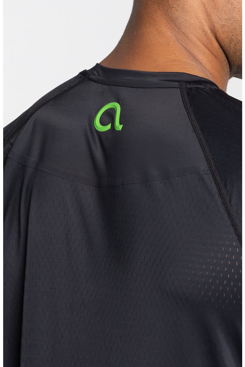 Performance Pickleball Short Sleeve, Alternate, color, Black Beauty