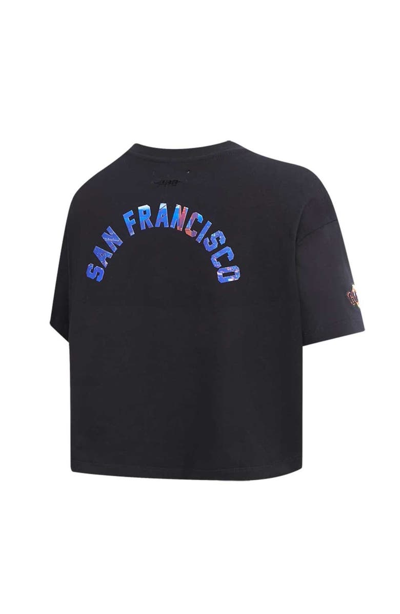 PRO STANDARD Women's Pro Standard Black San Francisco Giants Cityscape Boxy T-Shirt, Alternate, color,