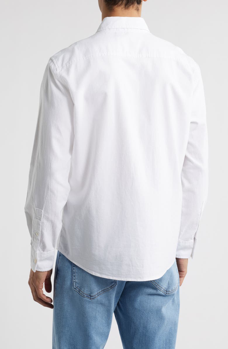 Fair Harbor Salty Oxford Dress Shirt, Alternate, color, White