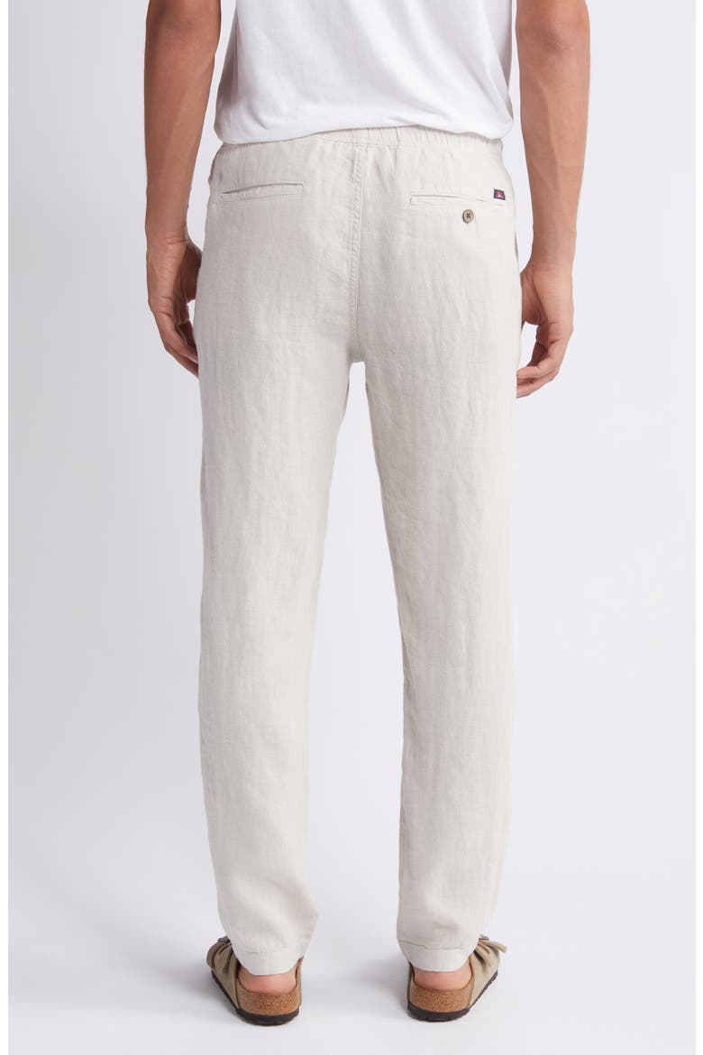 Linen Drawstring Pants, Alternate, color, WEATHERED SAND