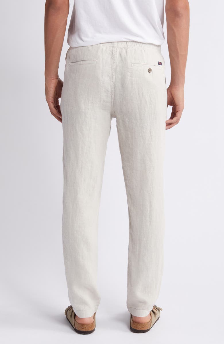 Faherty Linen Drawstring Pants, Alternate, color, Weathered Sand