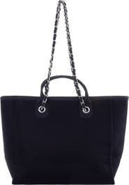 Adornia Chain Oversized Tote