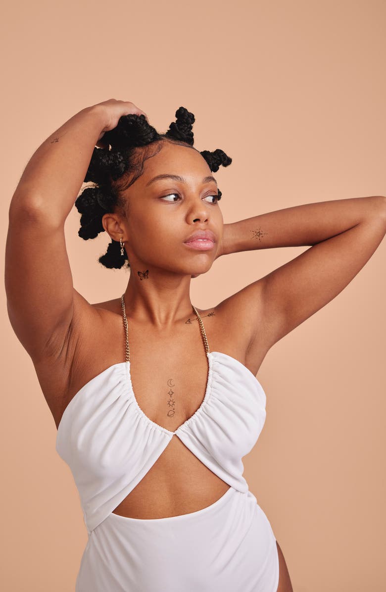 INKED by Dani Fine Line Temporary Tattoos, Alternate, color, Black