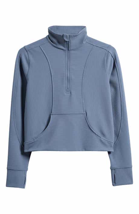 Kids' Luxe Half Zip Rib Pullover