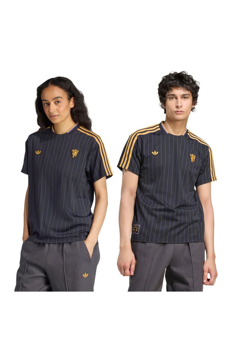 adidas Unisex adidas  Black Manchester United Terrace Icons Jersey, Alternate, color, 