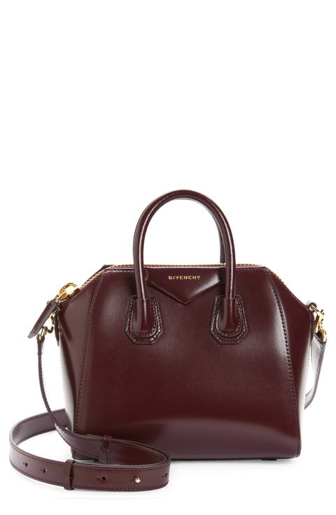 Mini Antigona Leather Satchel