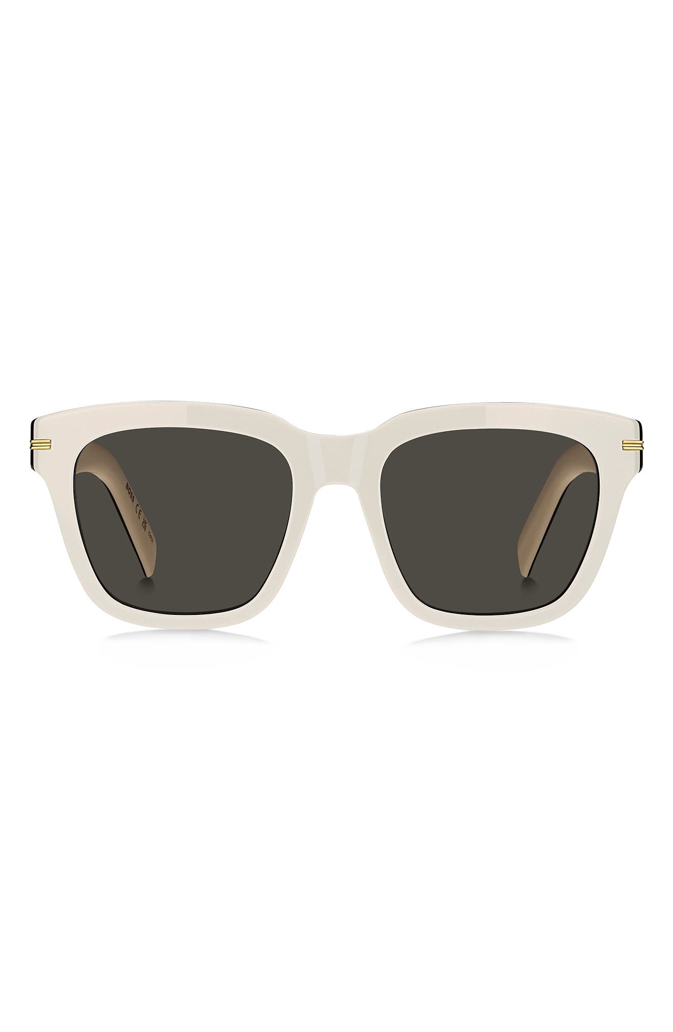 BOSS 52mm Rectangular Sunglasses