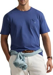 Polo Ralph Lauren Big & Tall Classic Fit Jersey Crewneck Pocket Tee