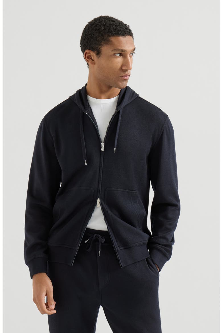 French terry sweatshirt, Main, color, Blue